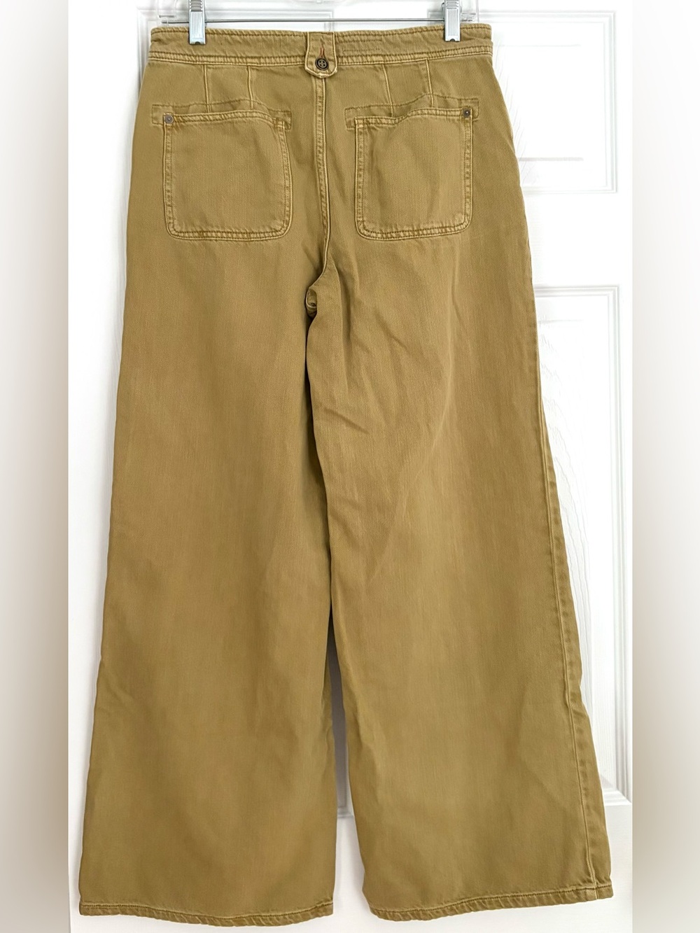 Anthropologie Wide-Leg Pants in Mustard - Picture 5 of 5